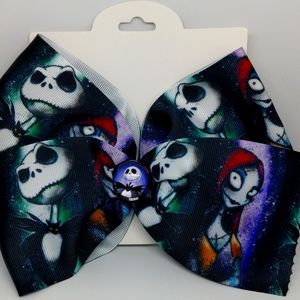 Nightmare before Christmas hair bow